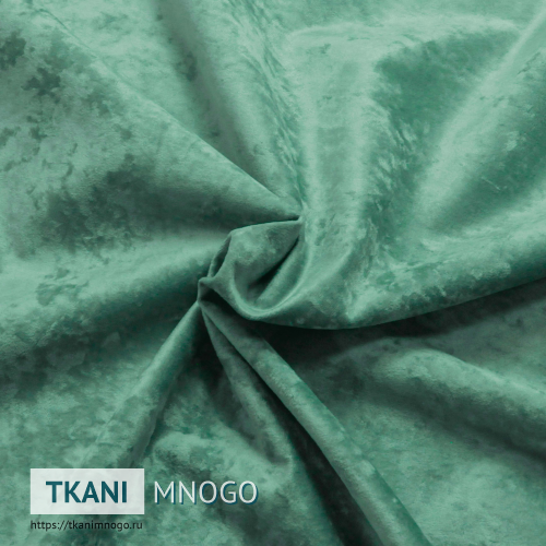 Фото обивки велюра “184-16” (однотонный зеленый)