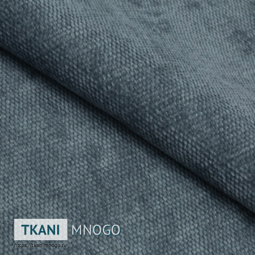 Фото ткани велюра “83” (однотонный серый)