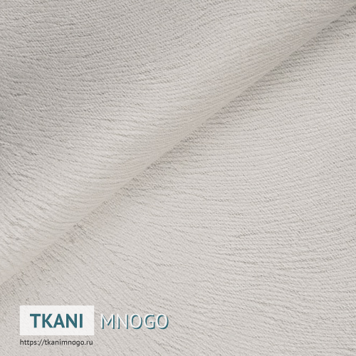 Фото ткани велюра “01” [Форест/Forest-01](однотонный белый)