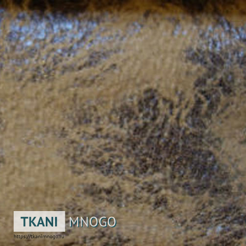 Фото ткани Арбореал 535-3 - коричневый узор. Производитель Китай. Замша крупным планом.